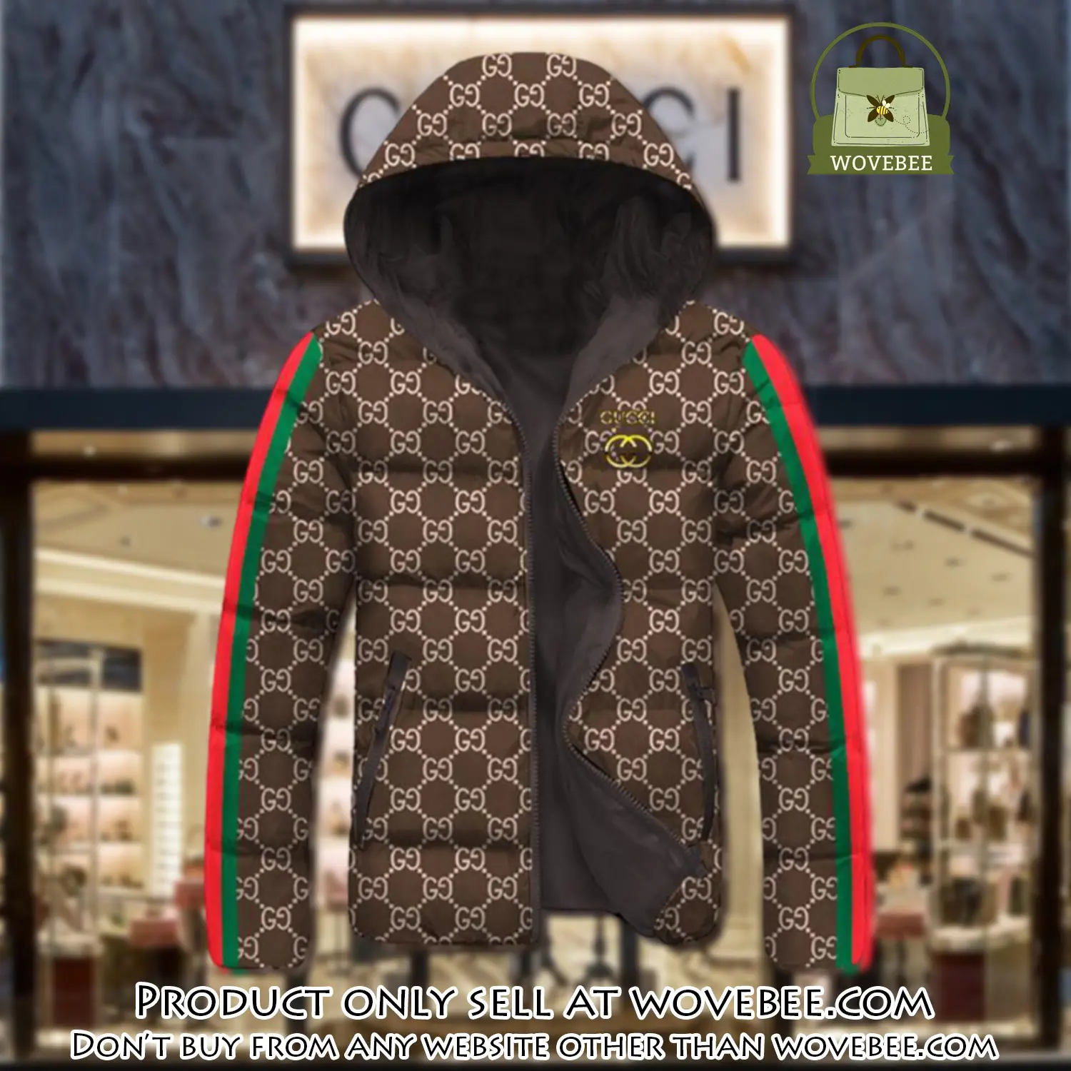 Gucci downfilled coat ultralight down jacket outdoor jacket warm outwear dfj1011 wvb0809692